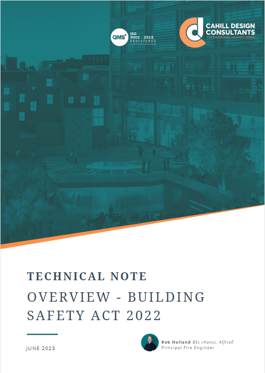 Technical Note: Overview - Building Safety Act 2022